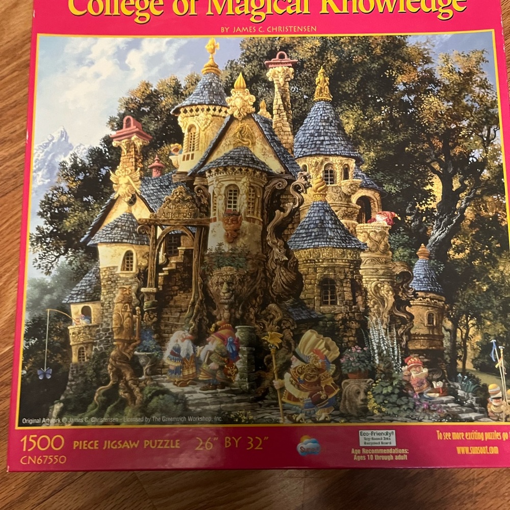 College of Magical Knowledge 1500 Piece Jigsaw Puzzle